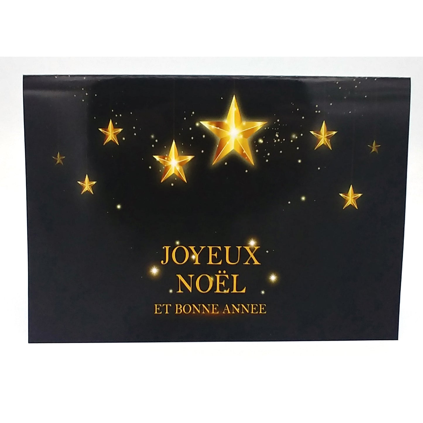 Carte de vœux étoiles de noël