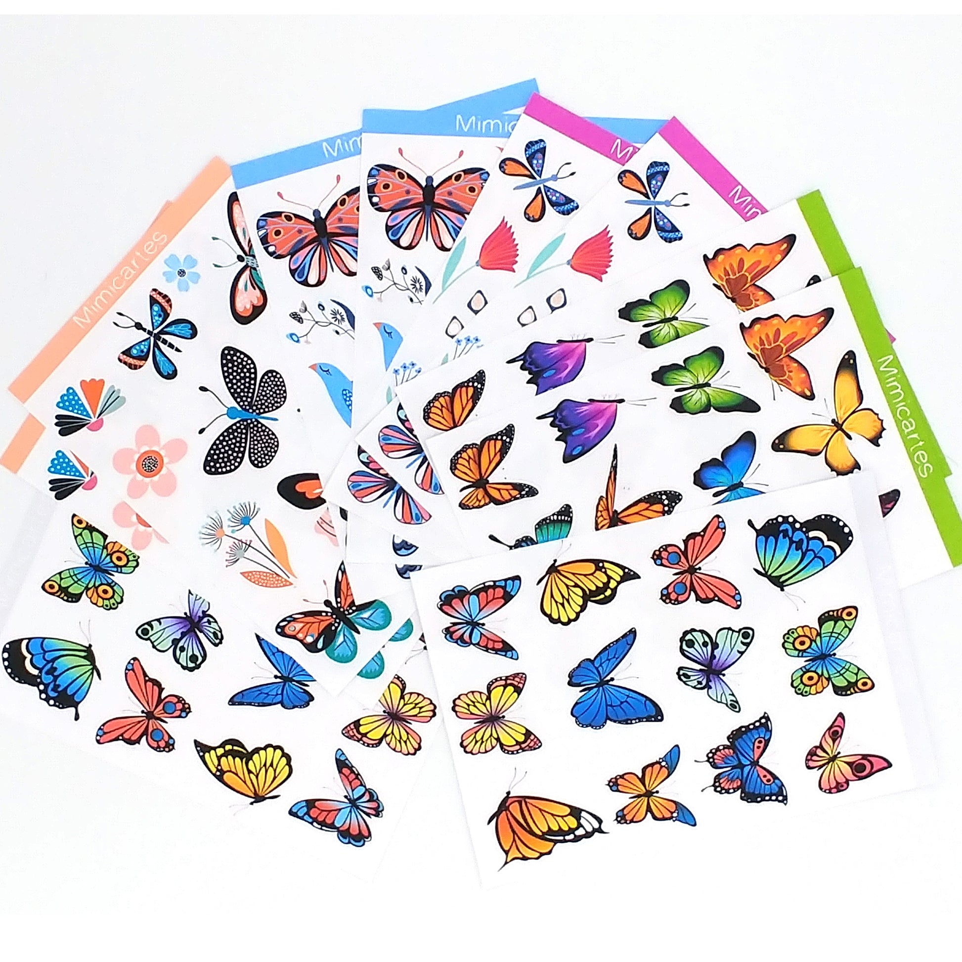 autocollant papillon