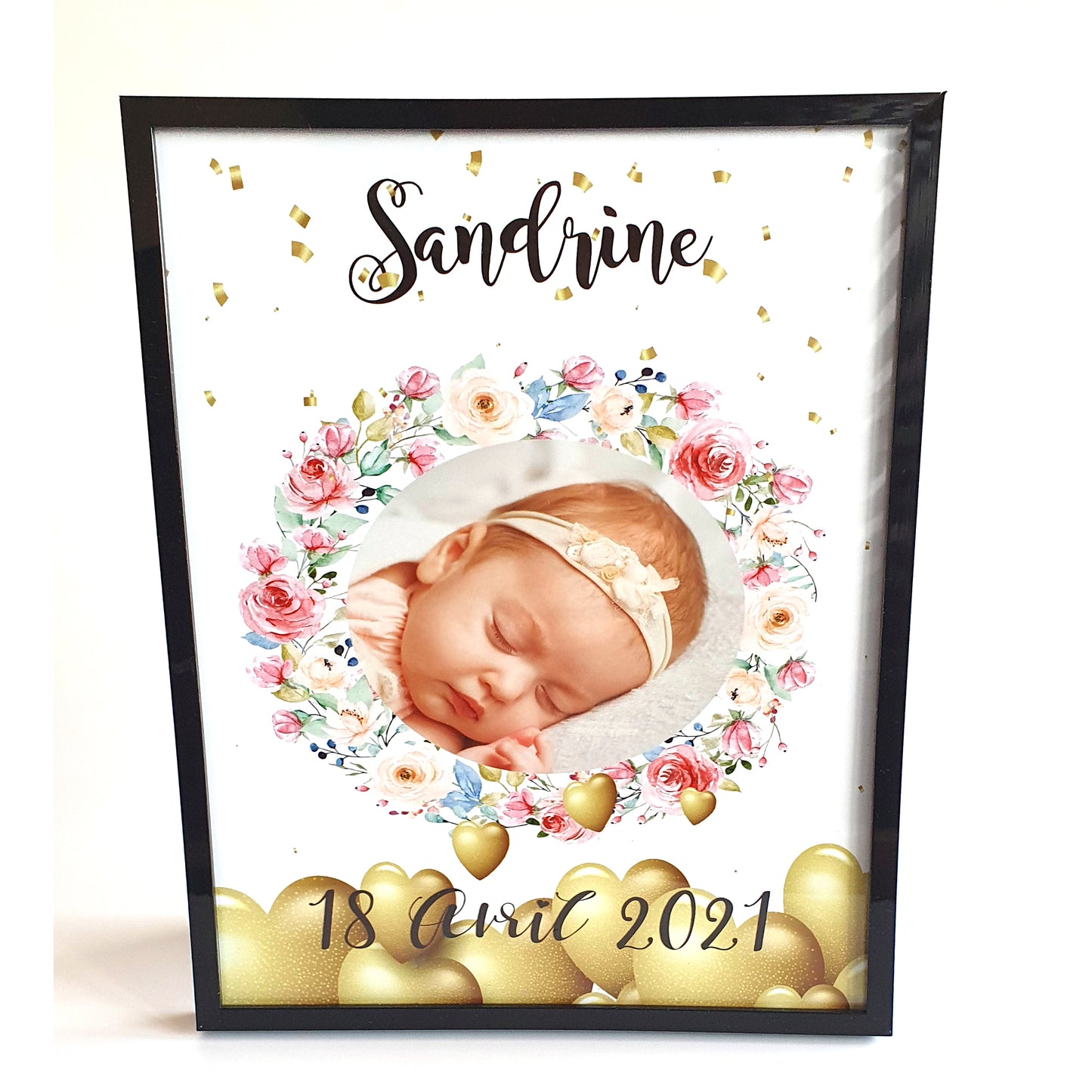 affiche de naissance fille