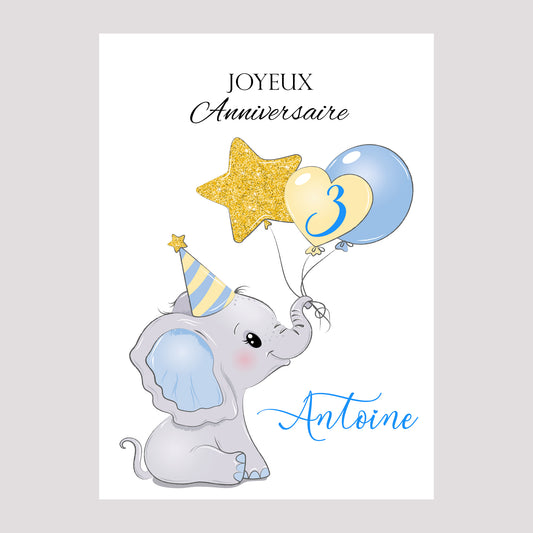 carte anniversaire garçon